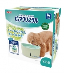 日本 GEX 視窗型飲水器犬用2.5L/濾芯