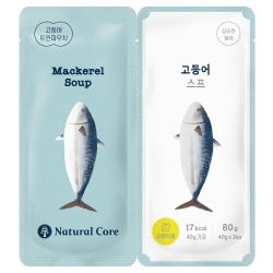 韓國Natural Core自然核心 營養湯雙袋鯖魚&鯖魚 40gx2入