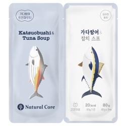 韓國Natural Core自然核心 營養湯雙袋鰹魚&鮪魚 40gx2入