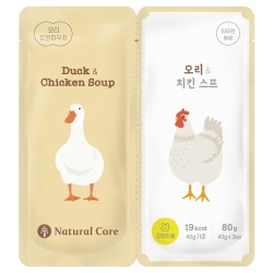 韓國Natural Core自然核心 營養湯雙袋鴨肉&雞肉 40gx2入