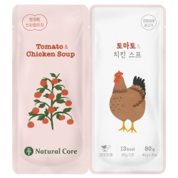 韓國Natural Core自然核心 營養湯雙袋番茄&雞肉 40gx2入